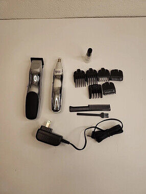 Gently tested- Wahl Groomsman 5622 Rechargeable Beard Trimmer with Nose/Ear